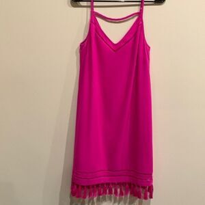 Gianni Bini Jenny Slip dress with tassel hem